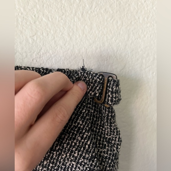 Vintage Liz Claiborne Gray, White & Black Speckled Pencil Skirt Womens Size 8 - Picture 7 of 12